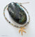 Adinkra Gemstone Choker | Amazonite Gemstone Necklace | Boho Necklace