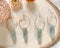 Green Rutilated Quartz Earrings | Mini-Goddess Gemstone Hoops