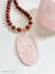 "Mother's Love" Rose Quartz and Wood Beaded Necklace | 14kt Gold-Filled or Sterling Silver