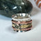 Sterling Silver Spinner Ring with Citrine